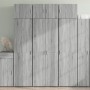 Wooden wardrobe in gray Sonoma engineering 70x42.5x225 cm by , Sideboards - Ref: Foro24-3281327, Price: 226,99 €, Discount: %