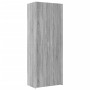 Wooden wardrobe in gray Sonoma engineering 70x42.5x225 cm by , Sideboards - Ref: Foro24-3281327, Price: 226,99 €, Discount: %