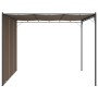 Garden gazebo with taupe gray side curtain 3x3x2.25 m by vidaXL, Tents and gazebos - Ref: Foro24-312263, Price: 225,83 €, Dis...