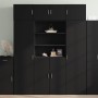 Armario de madera de ingeniería negro 80x42,5x225 cm de , Aparadores - Ref: Foro24-3281344, Precio: 243,60 €, Descuento: %