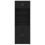 Engineered wood black wardrobe 80x42.5x225 cm by , Sideboards - Ref: Foro24-3281344, Price: 243,60 €, Discount: %