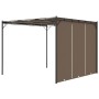 Garden gazebo with taupe gray side curtain 3x3x2.25 m by vidaXL, Tents and gazebos - Ref: Foro24-312263, Price: 225,83 €, Dis...