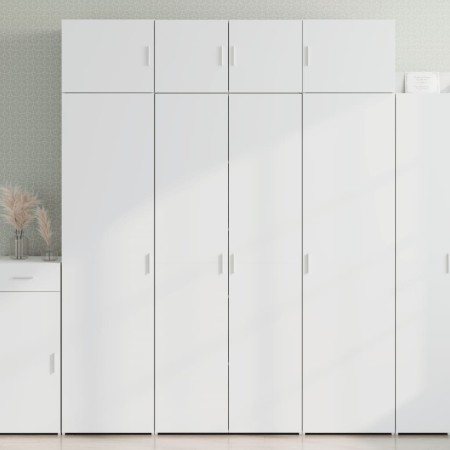 Weißer Holzschrank aus Ingenieurholz 80x42,5x225 cm von , Sideboards - Ref: Foro24-3281350, Preis: 243,39 €, Rabatt: %