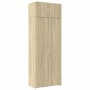 Armario de madera de ingeniería roble Sonoma 80x42,5x225 cm de , Aparadores - Ref: Foro24-3281352, Precio: 240,64 €, Descuent...