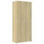 Engineered wood wardrobe in Sonoma oak, 80x42.5x225 cm by , Sideboards - Ref: Foro24-3281352, Price: 246,37 €, Discount: %