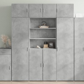 Engineered wood wardrobe in concrete grey, 80x42.5x225 cm by , Sideboards - Ref: Foro24-3281346, Price: 235,90 €, Discount: %