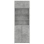 Armario de madera de ingeniería gris hormigón 80x42,5x225 cm de , Aparadores - Ref: Foro24-3281346, Precio: 237,52 €, Descuen...