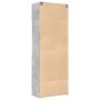 Armario de madera de ingeniería gris hormigón 80x42,5x225 cm de , Aparadores - Ref: Foro24-3281346, Precio: 237,52 €, Descuen...