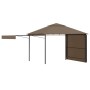 Gazebo with double extendable taupe gray roof 3x3x2.75m 180g/m² by vidaXL, Tents and gazebos - Ref: Foro24-312268, Price: 225...