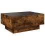 Center table and LED smoked oak engineered wood 70x50x30cm by , Coffee table - Ref: Foro24-847515, Price: 135,99 €, Discount: %