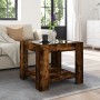 Center table and LED smoked oak engineered wood 53x53x45cm by , Coffee table - Ref: Foro24-847543, Price: 109,49 €, Discount: %