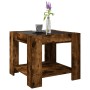 Center table and LED smoked oak engineered wood 53x53x45cm by , Coffee table - Ref: Foro24-847543, Price: 109,49 €, Discount: %