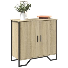 Engineered wood sideboard in Sonoma oak 78x35.5x74.5 cm by , Sideboards - Ref: Foro24-848540, Price: 89,99 €, Discount: %