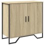 Engineered wood sideboard in Sonoma oak 78x35.5x74.5 cm by , Sideboards - Ref: Foro24-848540, Price: 78,96 €, Discount: %