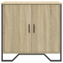 Engineered wood sideboard in Sonoma oak 78x35.5x74.5 cm by , Sideboards - Ref: Foro24-848540, Price: 78,96 €, Discount: %