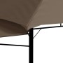 Gazebo with double extendable taupe gray roof 3x3x2.75m 180g/m² by vidaXL, Tents and gazebos - Ref: Foro24-312268, Price: 225...