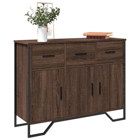 Ingenieurholz-Sideboard in Eichenbraun 97x32,5x74,5 cm von , Sideboards - Ref: Foro24-848563, Preis: 126,87 €, Rabatt: %