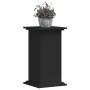 Soportes para plantas madera de ingeniería negro 33x33x60 cm de , Soportes para macetas - Ref: Foro24-852961, Precio: 53,51 €...