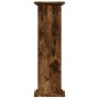 Engineered smoked oak wood plant stands 33x33x100cm by , Pot stands - Ref: Foro24-852982, Price: 62,99 €, Discount: %