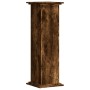 Engineered smoked oak wood plant stands 33x33x100cm by , Pot stands - Ref: Foro24-852982, Price: 62,99 €, Discount: %