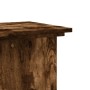 Engineered smoked oak wood plant stands 33x33x100cm by , Pot stands - Ref: Foro24-852982, Price: 62,99 €, Discount: %