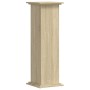 Engineered wood plant stands in Sonoma oak, 33x33x100 cm. by , Pot stands - Ref: Foro24-852980, Price: 69,53 €, Discount: %