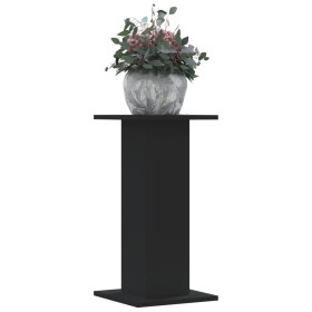 Plant stands 2 units engineered wood black 30x30x60 cm by , Pot stands - Ref: Foro24-3307856, Price: 54,04 €, Discount: %