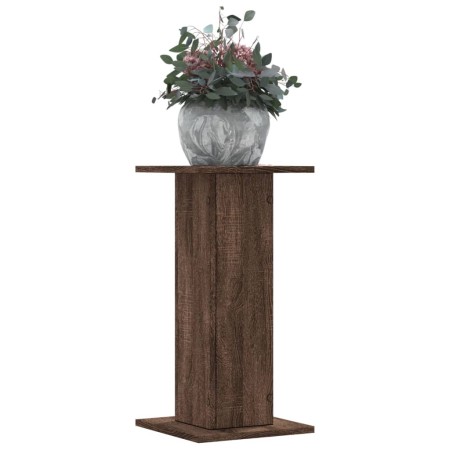 Soportes de plantas 2 uds madera marrón roble 30x30x60 cm de , Soportes para macetas - Ref: Foro24-3307861, Precio: 62,40 €, ...