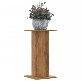 Plant stands 2 units oak wood artisan 30x30x60 cm by , Pot stands - Ref: Foro24-3307863, Price: 68,47 €, Discount: %