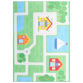 Multicolor fabric printed carpet 160x230 cm by vidaXL, Rugs - Ref: Foro24-325395, Price: 36,84 €, Discount: %