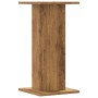 Plant stands 2 units oak wood artisan 30x30x60 cm by , Pot stands - Ref: Foro24-3307863, Price: 68,38 €, Discount: %