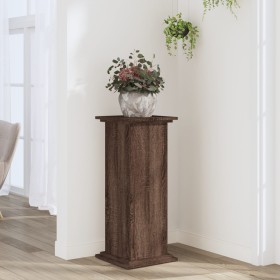 Plant stands made of brown oak engineered wood, 33x33x80 cm. by , Pot stands - Ref: Foro24-852975, Price: 55,99 €, Discount: %