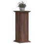 Soportes de plantas madera ingeniería marrón roble 33x33x80 cm de , Soportes para macetas - Ref: Foro24-852975, Precio: 58,99...