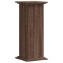 Soportes de plantas madera ingeniería marrón roble 33x33x80 cm de , Soportes para macetas - Ref: Foro24-852975, Precio: 58,99...