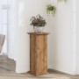 Engineered oak wood plant stands, artisan design, 33x33x80 cm. by , Pot stands - Ref: Foro24-852977, Price: 57,51 €, Discount: %