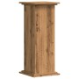 Engineered oak wood plant stands, artisan design, 33x33x80 cm. by , Pot stands - Ref: Foro24-852977, Price: 57,51 €, Discount: %