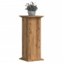 Soportes de planta madera ingeniería roble artisian 33x33x80 cm de , Soportes para macetas - Ref: Foro24-852977, Precio: 57,5...