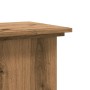 Soportes de planta madera ingeniería roble artisian 33x33x80 cm de , Soportes para macetas - Ref: Foro24-852977, Precio: 57,5...