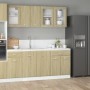 4-piece engineered oak Sonoma kitchen furniture set by , Kitchen cabinets - Ref: Foro24-3307657, Price: 255,60 €, Discount: %