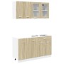 4-piece engineered oak Sonoma kitchen furniture set by , Kitchen cabinets - Ref: Foro24-3307657, Price: 255,60 €, Discount: %