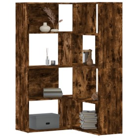 Eckregal 4 Ebenen Eichenholz Rauch 85x85x140 cm von , Bücherregale und Regale - Ref: Foro24-3307814, Preis: 164,74 €, Rabatt: %