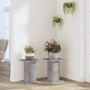 Plant stands 2 units gray wood concrete 30x30x40 cm by , Pot stands - Ref: Foro24-3307849, Price: 44,07 €, Discount: %