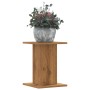 Plant stands 2 units oak wood artisan 30x30x40 cm by , Pot stands - Ref: Foro24-3307854, Price: 57,35 €, Discount: %