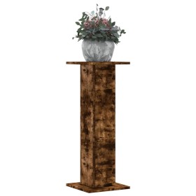 Plant stands 2 units smoked oak wood 30x30x80 cm by , Pot stands - Ref: Foro24-3307868, Price: 63,99 €, Discount: %