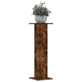 Pflanzenständer 2 Stück Eichenholz geräuchert 30x30x95 cm von , Topfständer - Ref: Foro24-3307877, Preis: 69,99 €, Rabatt: %