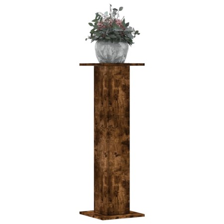 Plant stands 2 units smoked oak wood 30x30x95 cm by , Pot stands - Ref: Foro24-3307877, Price: 76,64 €, Discount: %