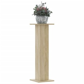 Plant stands 2 units oak wood Sonoma 30x30x95 cm by , Pot stands - Ref: Foro24-3307875, Price: 69,24 €, Discount: %