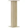 Plant stands 2 units oak wood Sonoma 30x30x95 cm by , Pot stands - Ref: Foro24-3307875, Price: 68,81 €, Discount: %