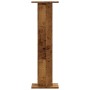 Soportes para plantas 2 uds madera roble envejecido 30x30x95 cm de , Soportes para macetas - Ref: Foro24-3307880, Precio: 84,...