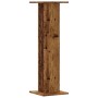 Soportes para plantas 2 uds madera roble envejecido 30x30x95 cm de , Soportes para macetas - Ref: Foro24-3307880, Precio: 84,...